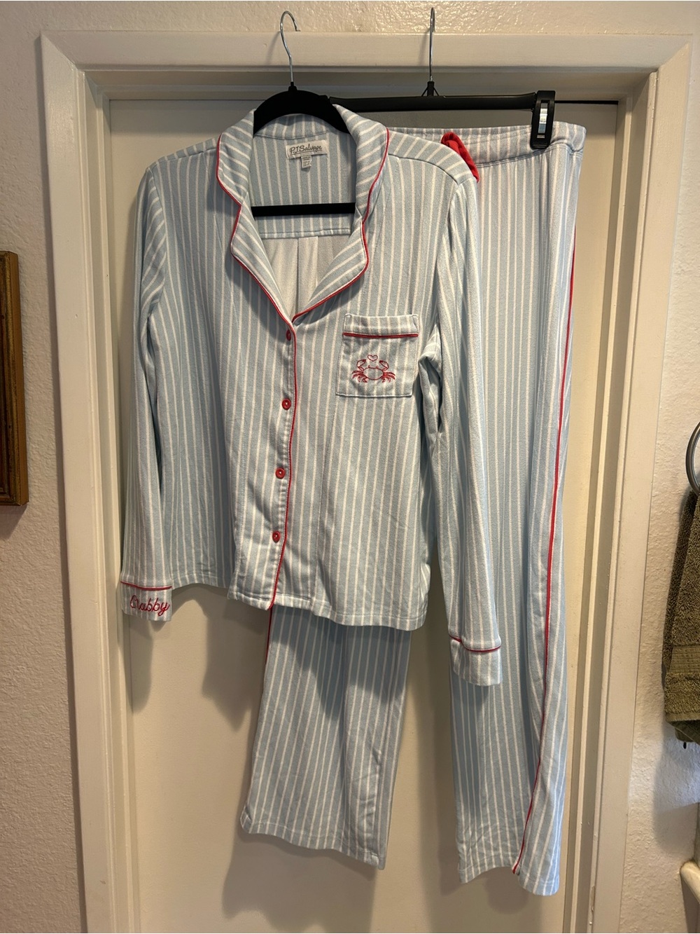 PJ Salvage Crabby Pajama Set